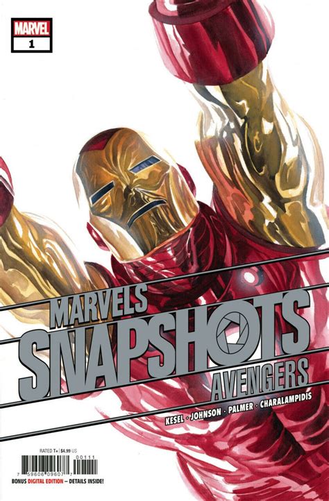 Avengers Marvels Snapshots 2020 1 Vfnm Iron Man Alex Ross Cover