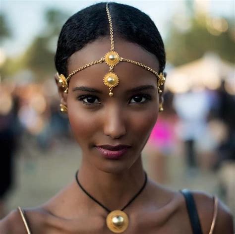 Slender Black Women Ethiopian Jewelry Ethiopian Beauty Beautiful