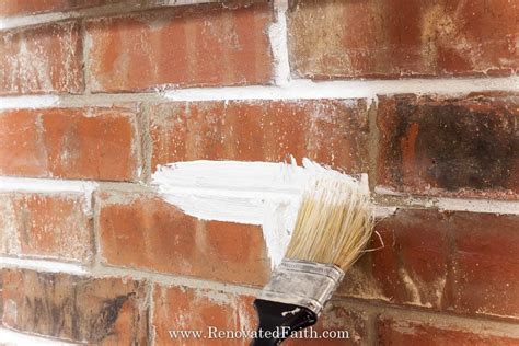 Next, choose your fireplace paint color. How To Whitewash A Dated Brick Fireplace (The Easy, Mess ...