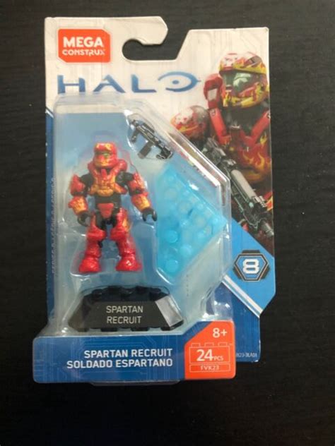 Mega Construx Halo Spartan Recruit Series 8 Fvk23 24 Pcs Ebay