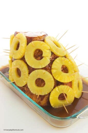 Baked Brown Sugar Pineapple Ham Everyday Shortcuts