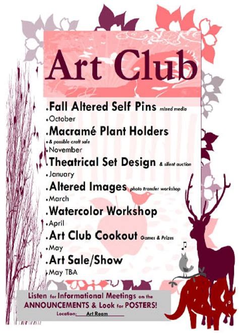 Art Club Poster