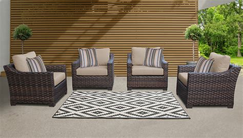 Tk Classics Kathy Ireland Homes And Gardens River Brook 4 Piece Outdoor