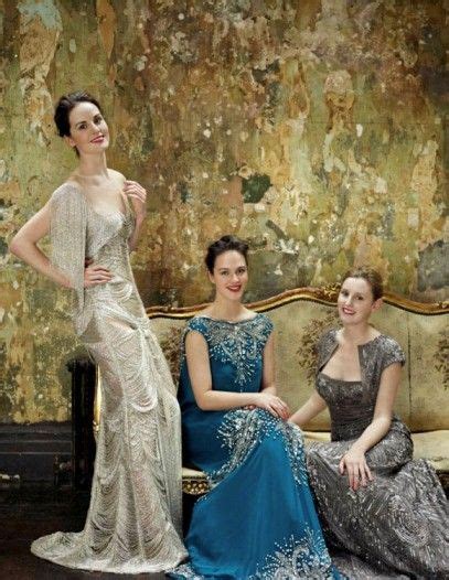 The Crawley Sisters Photos Of Downton S Michelle Laura And Jessica Downton Abbey Fashion