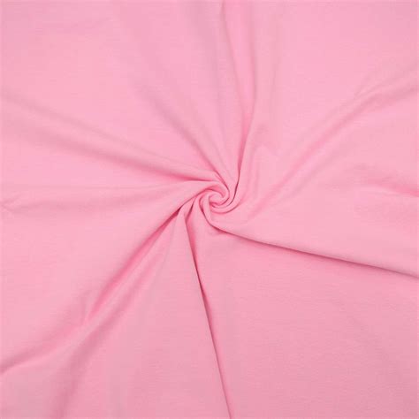 Light Pink Cotton Lycra Knit Solid Essentials
