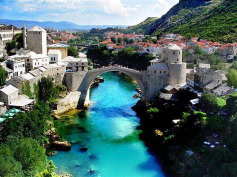 Mostar Bridge Bosnia And Herzegovina Icreatived
