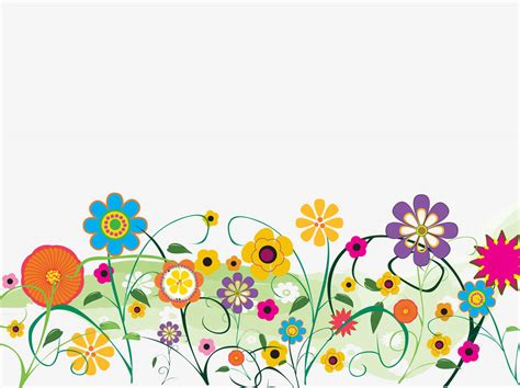 Decorative Flowers Vector Vector Art And Graphics