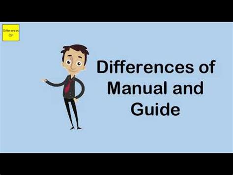 Differences Of Manual And Guide Youtube