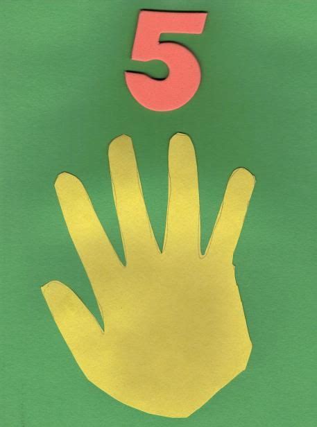 Number 5 Theme Day Numbers Preschool Preschool Number Crafts