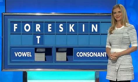 Countdowns Rachel Riley Is Left Red Faced As Foreskin Comes Out