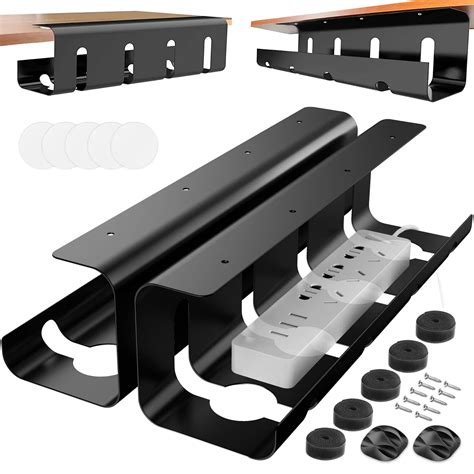 Buy Reflying Under Desk Cable Management Tray No Drill 2 X 157 In