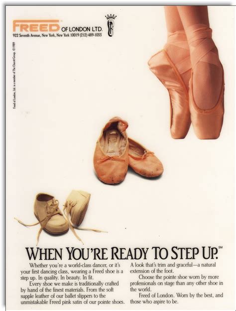 Freed Of London Ballet Slippers Ad Jerry Mctigue Copywriter