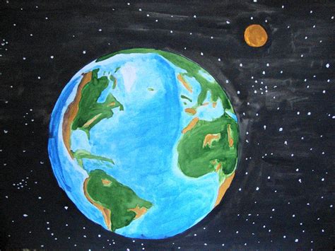 Рисунки планеты земля для детей 115 шт
