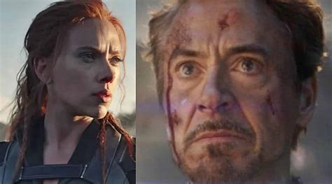 Black Widow Iron Man Cameo Possibly Revealed Robert Downey Jr Doesn