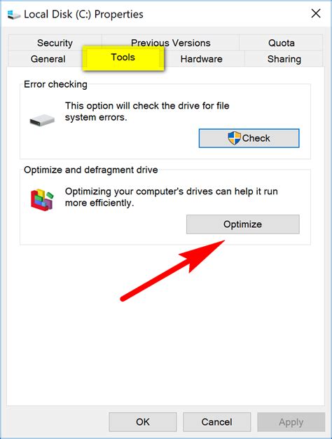 Change Optimize Drives Schedule Settings In Windows 10