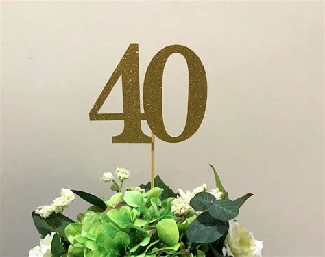 Set Of Three 70th Birthday Centerpiece 70th Anniversary Etsy