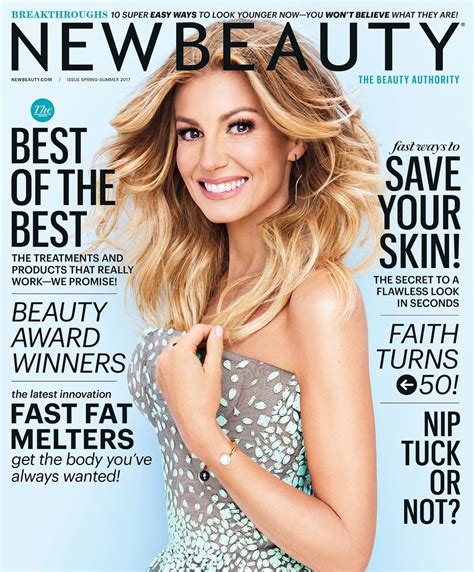 Faith Hill On The Cover Of New Beauty Magazine Springsummer 2017