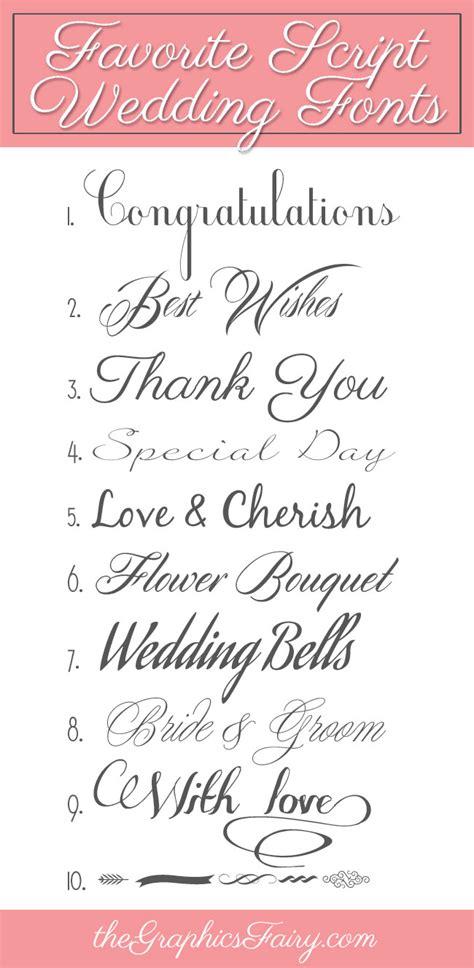 Favorite Script Wedding Fonts Wedding Fonts Fancy Fonts Calligraphy