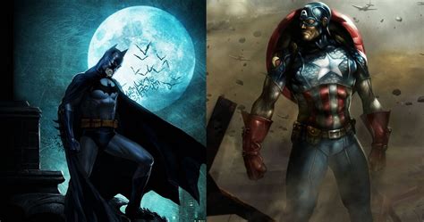 Marvel Vs Dc 5 Reasons Batman Would Win Against Captain America In A