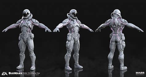 Christopher Cao Mass Effect Andromeda Heleus Armor Set Highres