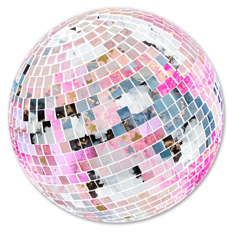 Glitter Enthusiast Disco Ball Acrylic Wall Art Artsugar
