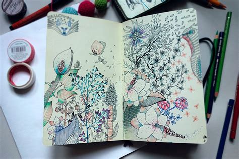 Some Sketches And Collages From My Sketchbooks Art And Illustration