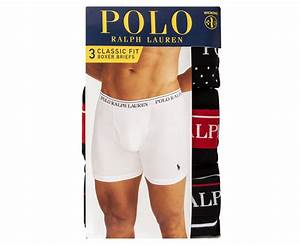 Polo Ralph Men 39 S Classic Fit Boxer Briefs 3 Pack Polo Black