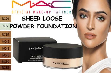Mac Sheer Loose Powder Foundation 8g Choose Your Shade Foundation