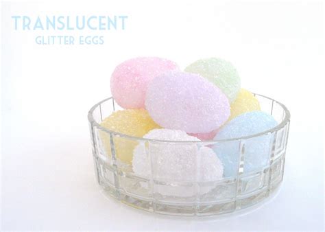 Make Translucent Glitter Eggs With Epsom Salts Plastic Eggs And