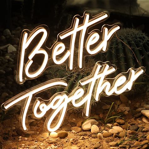 Better Together Neon Signs Wallbeautypk