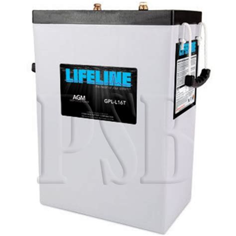 Gpl L16t Lifeline Oem 6 Volt 400ah L16 Sealed Agm Deep Cycle Marine