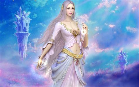 🔥 download goddess of light 3d art blue fantasy by coryl fantasy goddesses wallpapers