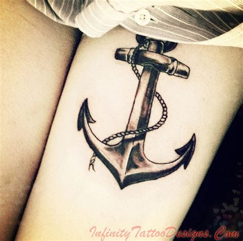 There are anchor design tattoos for males and females. Anchor Tattoos & Meaning - Fading Trend Or Up And Coming ...