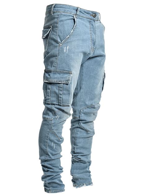 Cargo Denim Light Stone Lakenzie In 2020 Denim Cargo Pants Men Jeans Pants Black Jeans Men