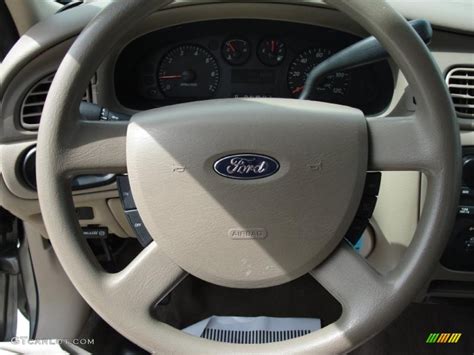 2004 Ford Taurus Se Sedan Medium Parchment Steering Wheel Photo