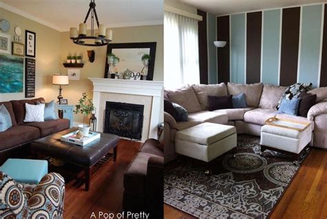 15 Brown And Blue Living Room Design Ideas To Try