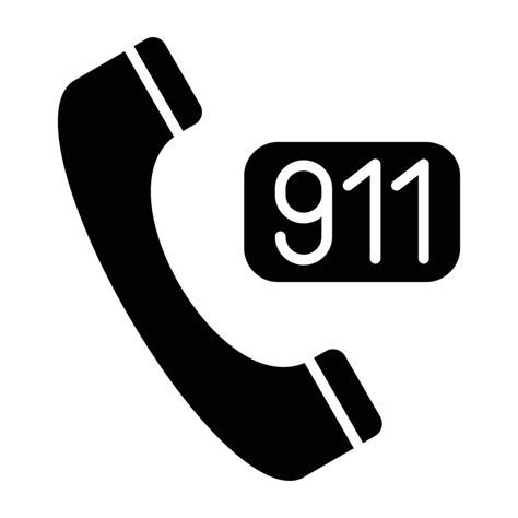 Call 911 Icon Style 7247740 Vector Art At Vecteezy
