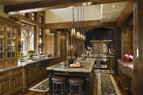 Get A Rustic Style Kitchen My Decorative