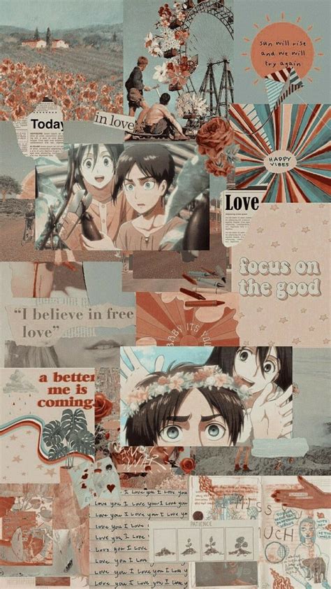 Collage Aesthetic Cute Anime Wallpaper Iphone Just Imaginee