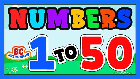 How To Count 1 50 For Toddlers Learning Numbers For Toddlers Count