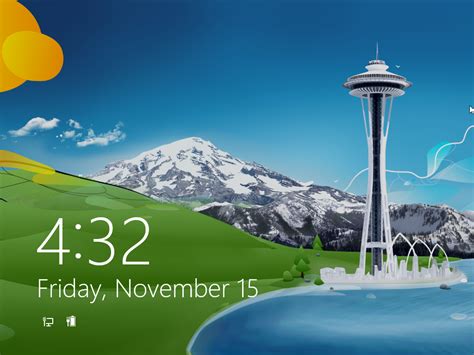 Windows 8 Lock Screen