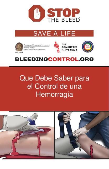 stop the bleed booklet español jhosue molina udocz