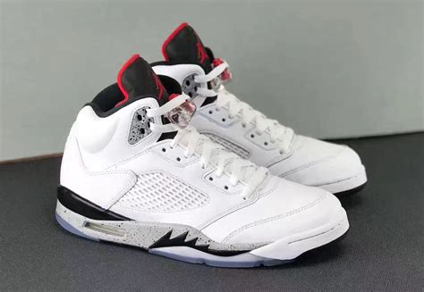 Air Jordan 5 White Cement