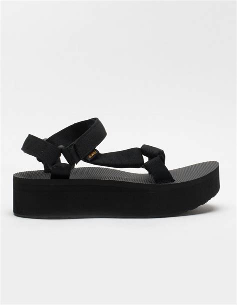 Teva Flatform Universal Womens Sandals Black 389444100