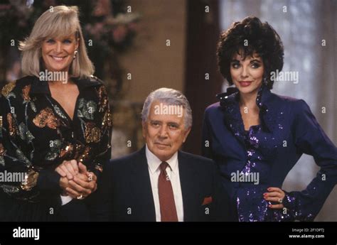 Dynasty 1991 Linda Evans John Forsythe And Joan Collins Photo