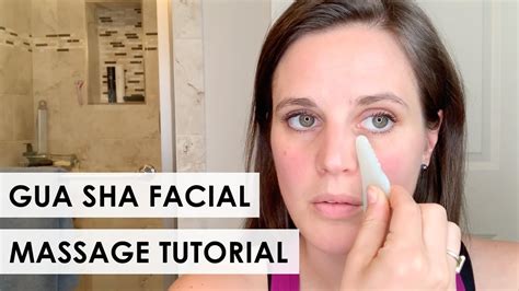 Gua Sha Facial Massage Tutorial Soften Wrinkles Reduce Puffiness And Relieve Tension Youtube