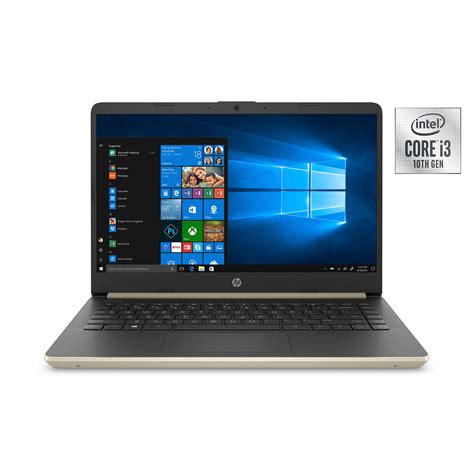 Hp 14 Laptop Intel Core I3 1005g1 4gb Sdram 128gb Ssd Pale Gold