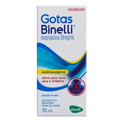 Comprar Gotas Binelli 30 Mg Ml 10 Ml Drogaria Net