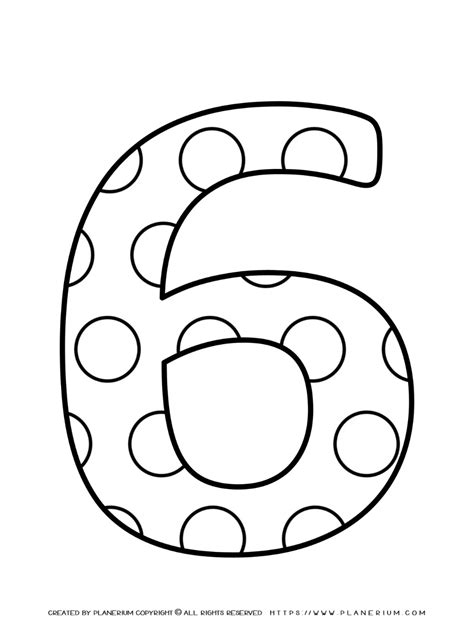 All Seasons Coloring Page Number Pattern Six Planerium In 2022 Coloring Pages Number