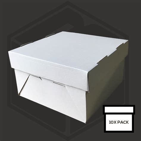 10 Square Cake Boxes Basildon Cake Boxes